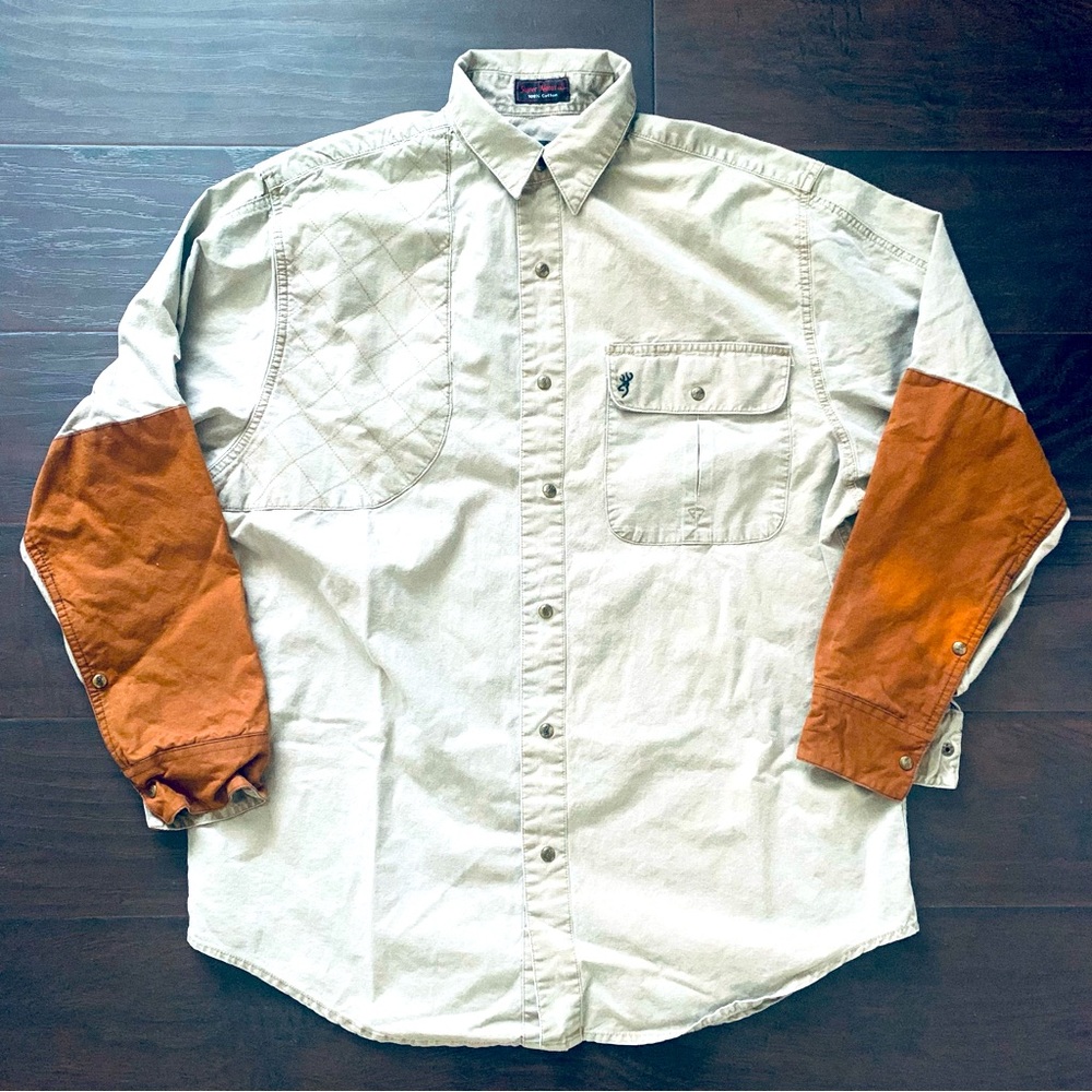 Browning Hunting/Shooting Long-Sleeve Button-Down Shirt/Jacket Shacket Size: XL